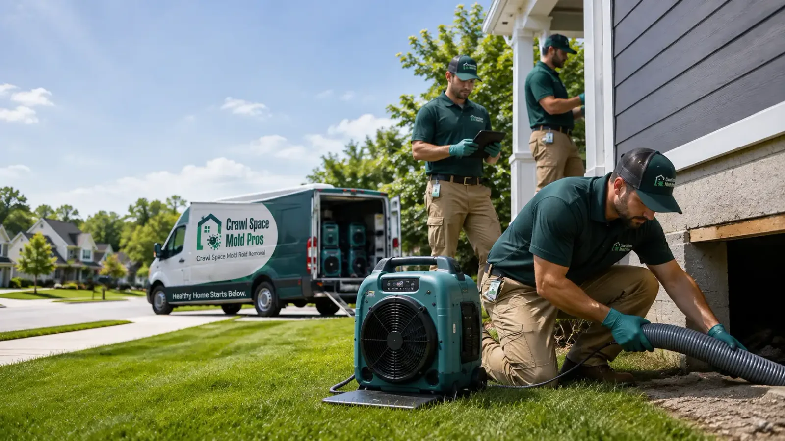 Crawl Space Mold Removal in Annandale, NJ